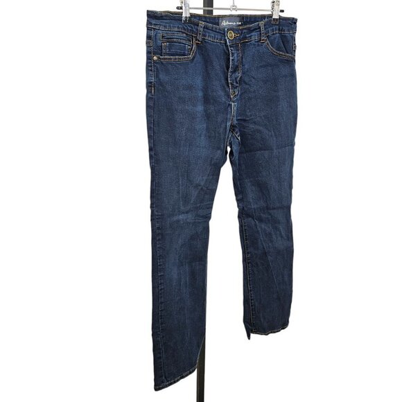 Reitmans Womens  Straight Slim Jeans Blue Size 13 - Picture 5 of 7